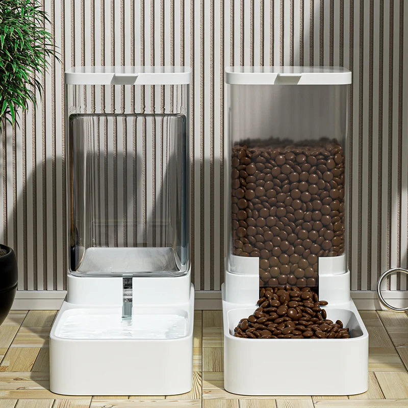 HOOPET Dog Feeder Cat/Dog Automatic Feeding| Water Bowl