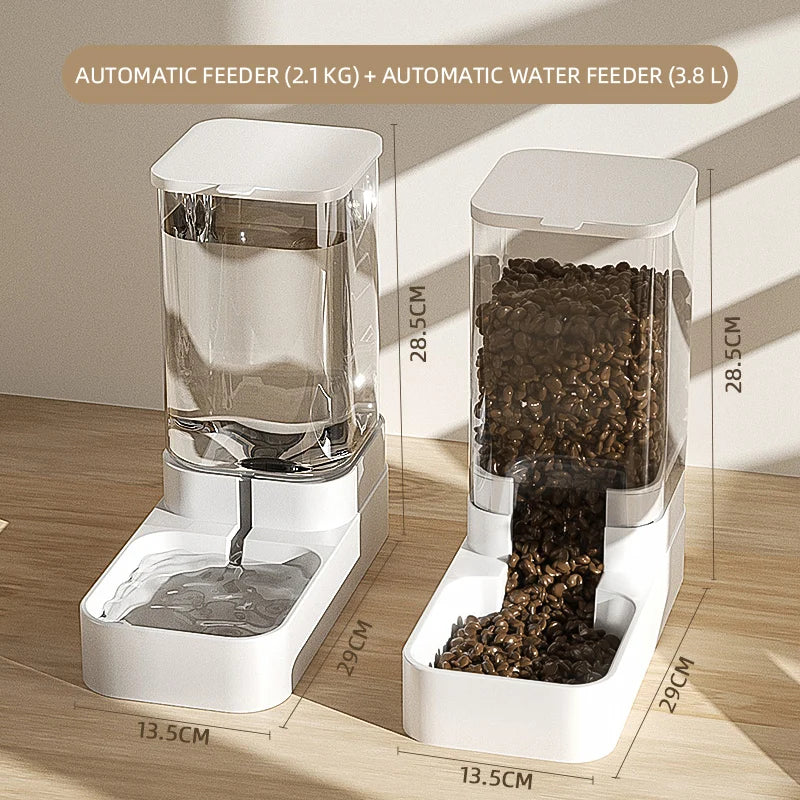 HOOPET Dog Feeder Cat/Dog Automatic Feeding| Water Bowl