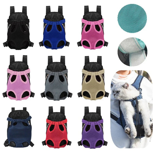 Double Shoulder Breathable Portable Travel Pet| Dog | Cat Carrier