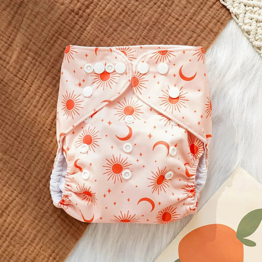 1pcs Ecological Baby Washable Reusable Cloth Pocket Diaper Baby Nappy With One Pocket Fit 3-15kg Baby