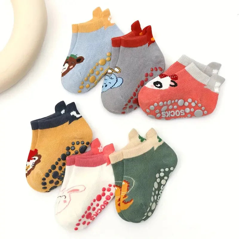 Kids Cotton Non-Slip Socks