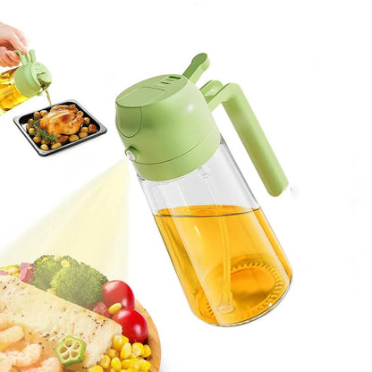 2 in1 Oil Spray Bottle Plastic Kitchen| Barbecue