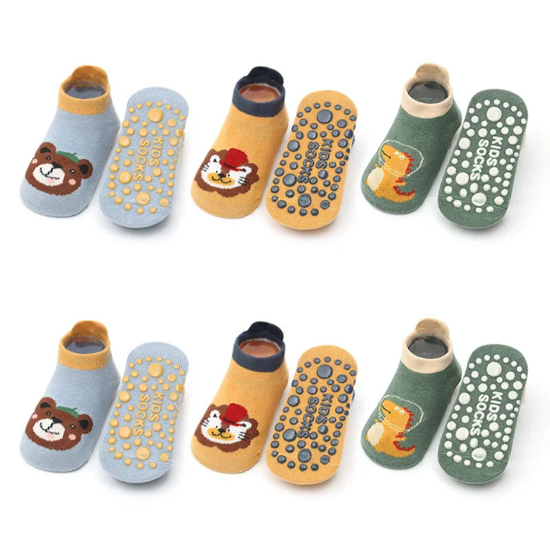 Kids Cotton Non-Slip Socks