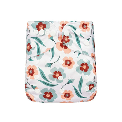 1pcs Ecological Baby Washable Reusable Cloth Pocket Diaper Baby Nappy With One Pocket Fit 3-15kg Baby