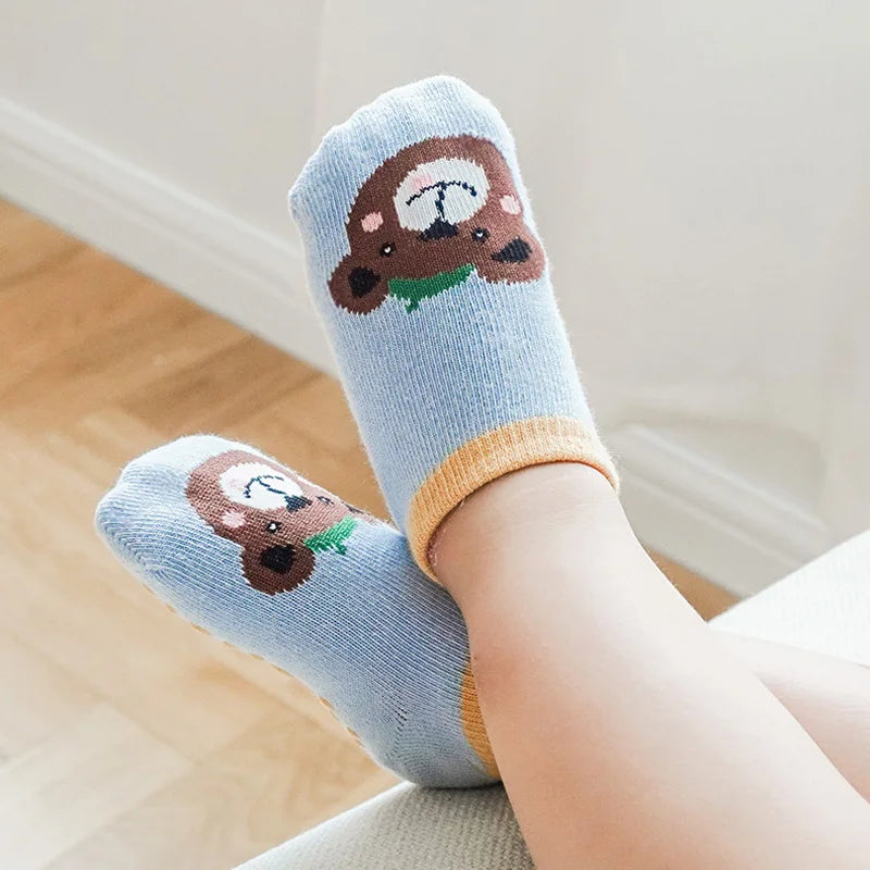 Kids Cotton Non-Slip Socks