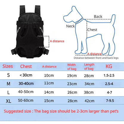 Double Shoulder Breathable Portable Travel Pet| Dog | Cat Carrier