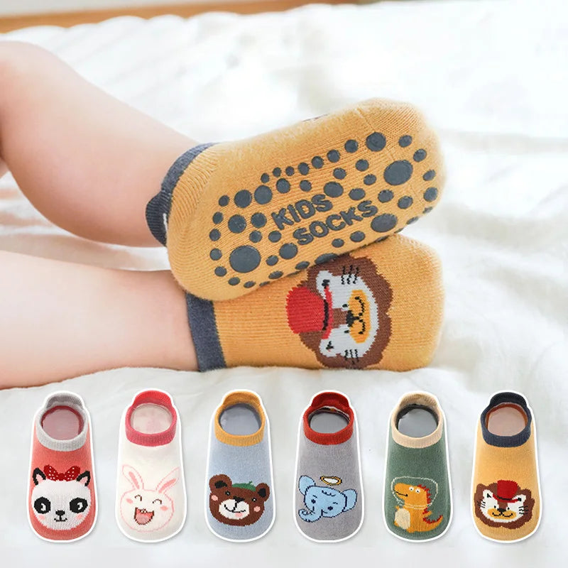 Kids Cotton Non-Slip Socks