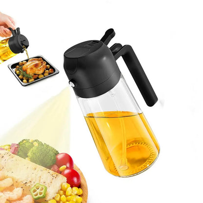 2 in1 Oil Spray Bottle Plastic Kitchen| Barbecue