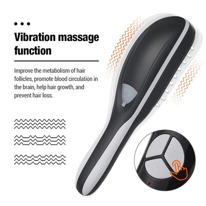 Electric Spray Massage Comb Hair Growth Vibration Head Massager Brush LED Anti Hair Loss Scalp Liquid Medicine Atomizing Comb